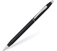 Cross Classic Century Black Lacquer Twist Action Ballpoint Pen with Chrome