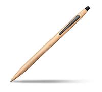 CROSS Classic Century Brushed Rose-Gold PVD ballpoint Pen with Polished Black PVD Appointments