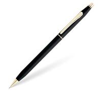 CROSS Classic Century Classic Black Pencil 0.7MM with 23CT Gold-Plated Appointments incl. Premium Gift Box - Refillable Pencil