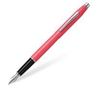 CROSS Classic Century Coral Pearlescent Lacquer Fountain Pen with Polished Chrome Appointments
