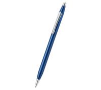 Cross Classic Century Polished Translucent Cobalt Blue Engraved Diamond Pattern with Polished Chrome Appointments Ballpoint Pen