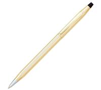 Cross Classic Century Refillable Twist-Action Metal Ballpoint Pen, Medium Ballpoint, includes Luxury Gift Box and Black Cartridge, 1 Pack, 10 Karat - Gold