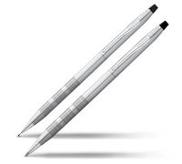Cross Classic Century Satin Chrome Ballpoint Pen & 0.7mm Pencil