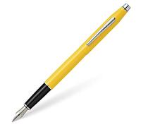 CROSS Classic Century Sunrise Yellow Pearlescent Lacquer Fountain Pen with Polished Chrome Appointments