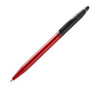 Cross Click Tuxedo Satin Metallic Red Ballpoint Pen, Black Ink | Writing Tool, Smooth Writing and Journaling, Comfortable Grip, Durable Construction, Medium Point Black Ink Refill