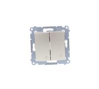 Cross Connector Double 2 Button Simon 54 DW7/2.01/44