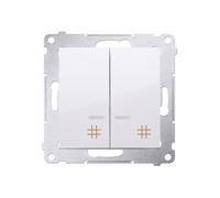 Cross connector double with backlight Simon 54 DW7/2L.01/11