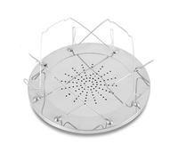 CROSS COUNTRY 4 Slice Folding Stainless Steel Camp Stove - Multi Purpose Camping Toaster Rack Holder for Outdoor, Party, BBQ