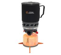 CROSS COUNTRY Camping Stove System - 1.1L Premium Quick Boiler Stove, Energy Saving Portable Backpacking, 500g Lightweight Camp Pot with Jet Burner
