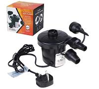 CROSS COUNTRY Electric Air Pump for Inflatables - 150W | 3 Nozzles for Inflating & Deflating | Air Pump for Paddling Pool & Airbed