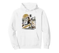 Cross Country Grandpa Finish Line Breaking Tape Senior Pullover Hoodie