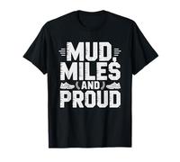 Cross Country Mom Mud Miles Proud Running Xc Muddy Run T-Shirt