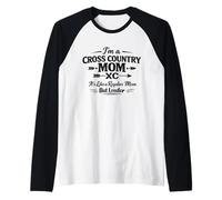 Cross Country Moms Like Regular Ones But Louder Raglan Baseball Tee