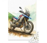 Cross-country Motorcycle 1000 Pieces Puzzles for Adults & Teenager Teenager Man Woman Gift 1000pcs (75x50cm)