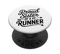 Cross Country Running Design for a XC Country Runner Sister PopSockets Adhesive PopGrip