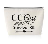 Cross Country Running Gift for Runners Makeup Bag Running Lover Gift for Women Friend Sister Daughter Inspirational Gift for Runners Sport Lovers Running Gifts for Her Girl Travel Makeup Bag