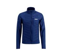 Cross-country skiing jacket SWIX Nordic Warm Hybrid Jacket M (Lake blue) Men