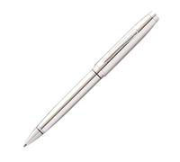 CROSS Coventry AT0662-7 Refillable Metal Ballpoint Pen with Signature Conical Top, Medium Point, includes Premium Gift Box and Black Cartridge, 1 Pack, Polished Chrome