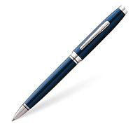 Coventry Ballpoint Pen - Blue Lacquer with Polished Chrome Appointments, Blue