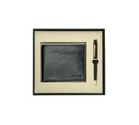 Cross Coventry Black Medalist Ball Point Pen + Card Wallet Gift Set