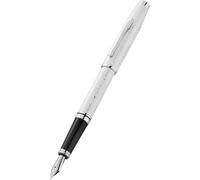 Cross Coventry Year of the Snake Pearl White Lacquer Fountain Pen, Engraved Snake Design Cap and Barrel