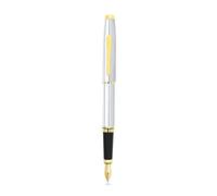 Cross Coventry Polished Chrome with Gold-Tone Fine Nib Fountain Pen
