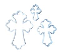 Cross Crucifix Celtic Shape Cookie Cutter Dough Biscuit Pastry Fondant Xmas Christmas Sharp Stencil (Large)