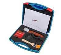 Cross-Cut Adhesion Tester Kit, 2mm Cutting Spacing, 11 Teeth, Paint Film Scriber, Includes Plastic Packing Box for Laboratory Use