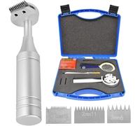 Cross-Cut Adhesion Tester Kit with Blades, Tape & Tools for Coating Evaluation