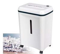 Cross-cut Paper Shredder, Mini 15L Capacity, Continuous Running for 10 Minutes, Ultra Quiet, High Security Level, Suitable for Home Office