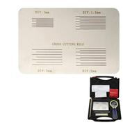 Cross Cutting Rule, Cross Cut Guide Adhesion Tester, Hundred Grid Adhesion Tester, Cutting Space: 1mm,1.5mm, 2mm, 3mm, With Packaging Box, For Adhesion Between Coating And Substrate A