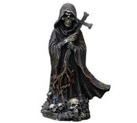 CROSS DESCENT SCULPTURE Fine Skeleton Texture, Horror Design