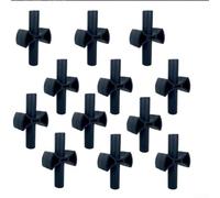 Cross-Design ABS Padding 12 Pack for Jumping Surfaces Optimized for Structural Integration and Stability