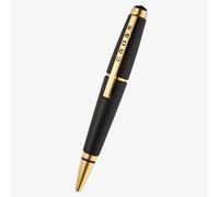 Cross Edge Matte Black Lacquer & Gold Selectip Rollerball Pen AT0555-20