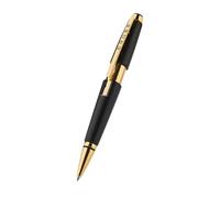 Cross Edge Matte Black Lacquer with Gold PVD Appointments Nice Selectip® Rollerball Pen