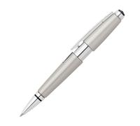Cross Edge Refillable Click-Off Cap Metallic Resin Gel Ink Rollerball Pen, Fine Ballpoint, includes Premium Gift Box and Black Cartridge, 1 Pack, Titanium Grey