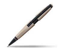 Cross Edge Rollerball Pen with Medium Line Width Black Refillable with Premium Gift Box Matte Beige