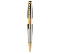 Cross Edge Sonic Titanium Lacquer Ballpoint Pen with Gold PVD Appointment, Black