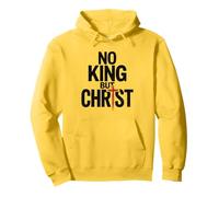Cross Faith Christian No King But Christ Jesus Is King Pullover Hoodie