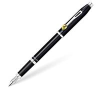 Cross Ferrari Century II Fine Nib Fountain Pen - Gloss Black Lacquer and Rhodium