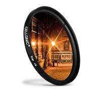 CELLONIC Ø 49mm Star Filter 4 Pt compatible with 7Artisans 55mm/f1.4,55mm 1.4 - Cross Filter, Starburst Effect