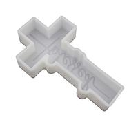 Cross Freshie Molds Blessed and Faith Cross Pendant Car Freshie Molds Silicone for Freshies Home Decorations Car Mold for Men Silicone Oven Safe Pendant Mold Resin Jewelry Soap Baking Epoxy Resin