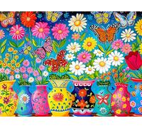 Cross & Glory | 1000 Piece Jigsaw Puzzles for Adults | Blooming Butterflies