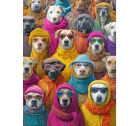 Cross & Glory | 1000 Piece Puzzle for Adults Dogs | Dogtopia