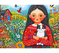 Cross & Glory - A Garden of Wonders - 1000 Piece Jigsaw Puzzle for Adults | Vibrant Nature & Art Puzzle | Challenging Puzzle for Adults | Eco-Friendly Materials for Puzzle Lovers