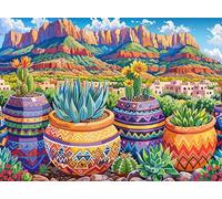 Cross & Glory | Jigsaw Puzzles for Adults | Mesa Verde Succulent Sunset