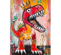 Cross & Glory - King Chompsalot - 1000 Piece Jigsaw Puzzle for Adults | Best New Dinosaur Puzzle | Prehistoric T-Rex Artwork | Challenging and Fun Puzzle Experience