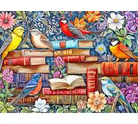 Cross & Glory - The Aviary Bloom Chronicles - 1000 Piece Jigsaw Puzzle for Adults | Stunning Bird and Floral Artwork | Challenging Puzzle for Adults | Eco-Friendly Materials