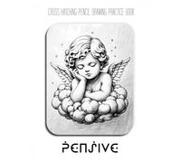 Cross Hatching Pencil Drawing Practice Book - Pensive: A Cross-Hatching Journey into Contemplative Sculptures and Classical Art