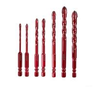 Cross Hex for tile Drill Bit Set for Porcelain Glass Cross Hex | Cross hex head, precise positioning on tiles, prevents slipping, for ideal for porcelain and glass drilling(12mm)